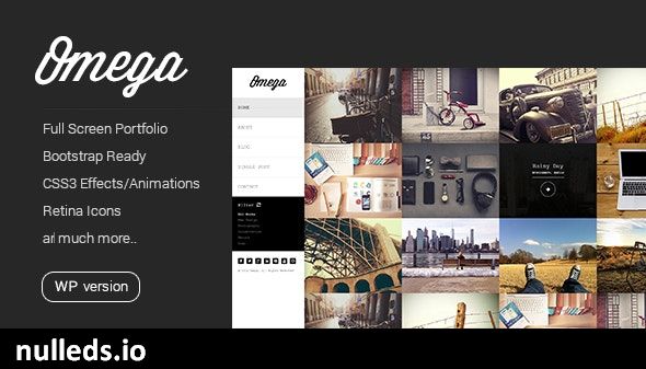 Omega - Minimal WordPress Theme