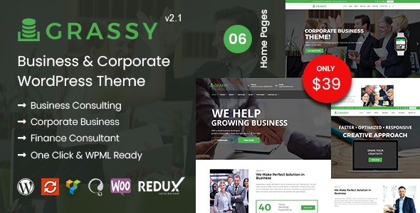 Grassy - Business WordPress Theme