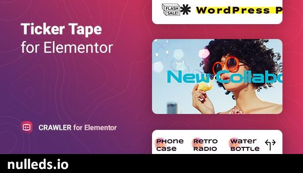 Crawler – Ticker Plugin for Elementor