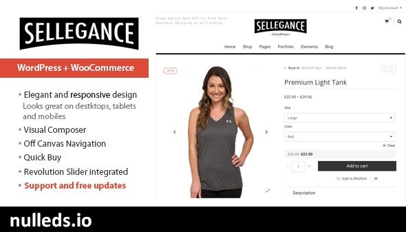 Sellegance - Responsive WooCommerce Theme