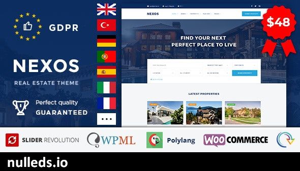 Nexos - Real Estate WordPress Theme