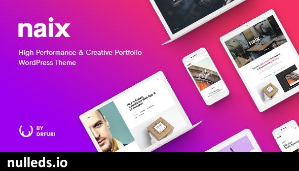 Naix - Creative & High Performance Portfolio WordPress Theme