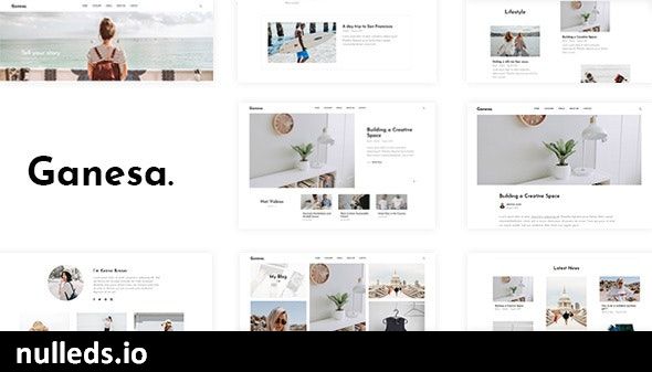 Ganesa - Minimal WordPress Personal Blog Theme