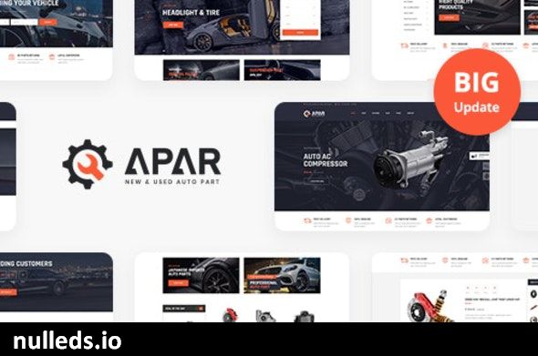 Apar - Auto Parts WordPress Shop Theme