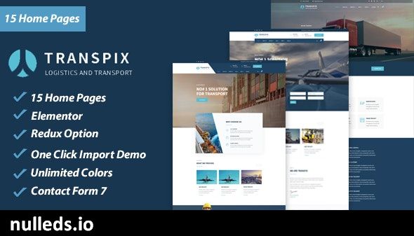 Transpix - Logistics Warehouse WordPress Theme