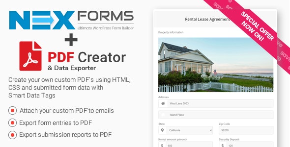 PDF Creator for NEX-Forms