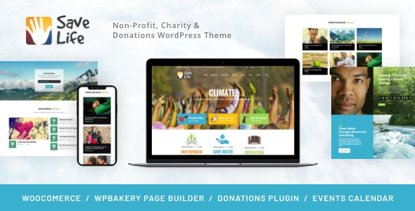 Save Life | Non-Profit, Charity & Donations WordPress Theme