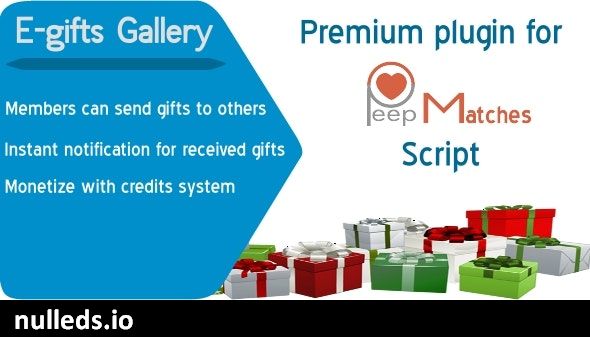 Egifts - premium plugin for peepmatches script