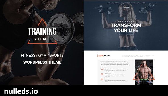 Training Zone - Gym & Fitness WordPress Theme