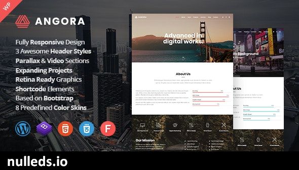 Angora - Responsive One Page Parallax WordPress Theme