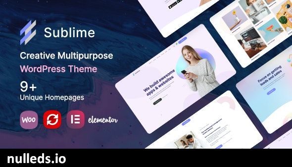 Sublime | Creative Multipurpose WordPress Theme