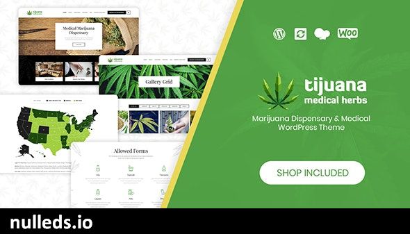 Tijuana - Marijuana Dispensary & Medical WordPress Theme