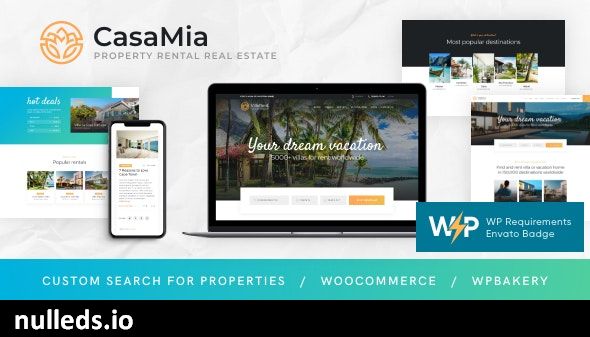 CasaMia | Property Rental Real Estate WordPress Theme