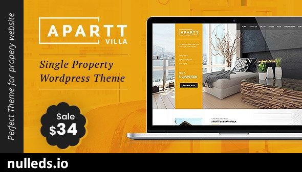 APARTT VILLA - Single Property Real Estate WordPress Theme