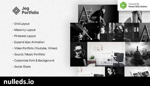 Jeg Portfolio - Responsive Portfolio & Gallery Plugin For WordPress