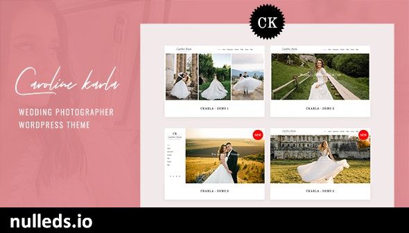 Ckarla - Wedding Photography WordPress Theme