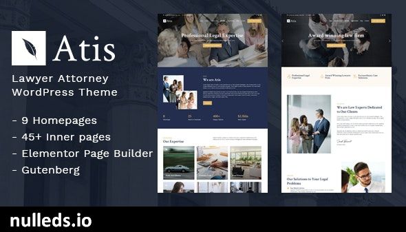 Atis - Lawyers Advisors Business Theme