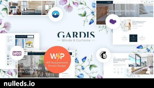 Gardis | Blinds and Curtains Studio & Shop WordPress Theme