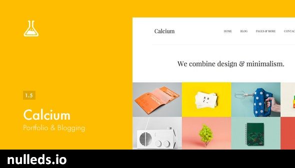 Calcium - Minimalist Portfolio & Blogging Theme