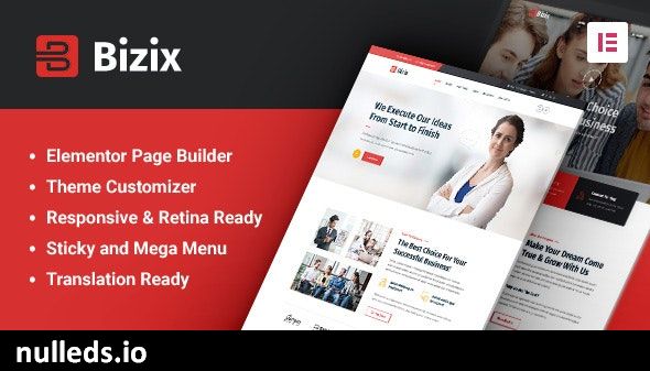 Bizix - Corporate and Business WordPress Theme