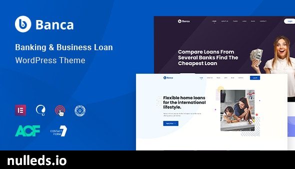 Banca - Banking, Finance & Business Loan WordPress Theme