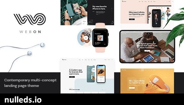 WebOn - Landing Page WordPress Theme