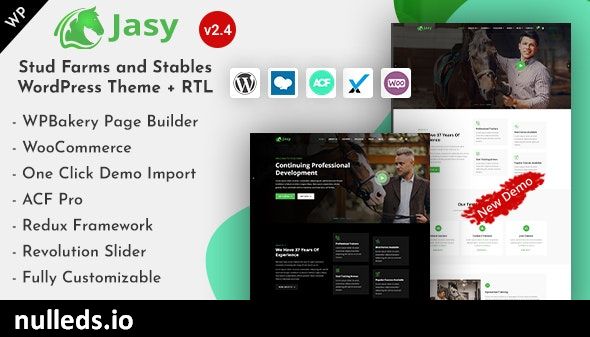 Jasy - Horses & Stables WordPress Theme