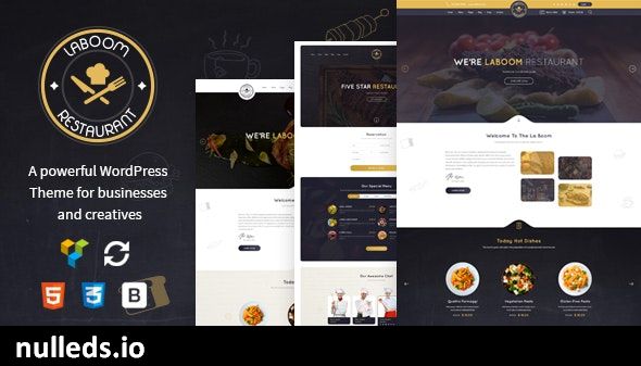 La Boom - Food & Restaurant Bistro WordPress Theme