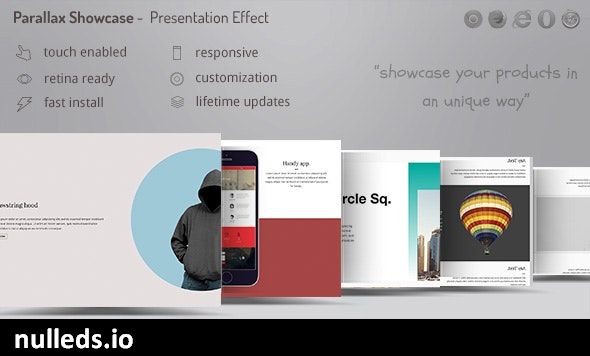 Parallax Showcase Effects - Present your products /w WooCommerce