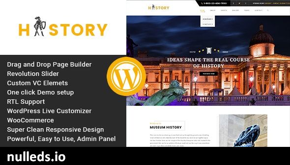 History- Museum & Exhibition WordPress Theme