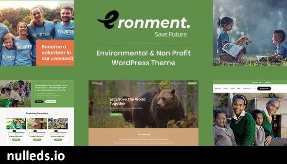 Eronment - Environmental WordPress theme