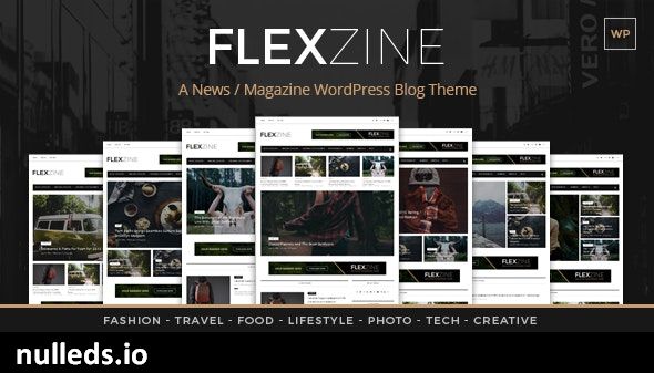 Flexzine - Fashion Magazine WordPress Blog Theme