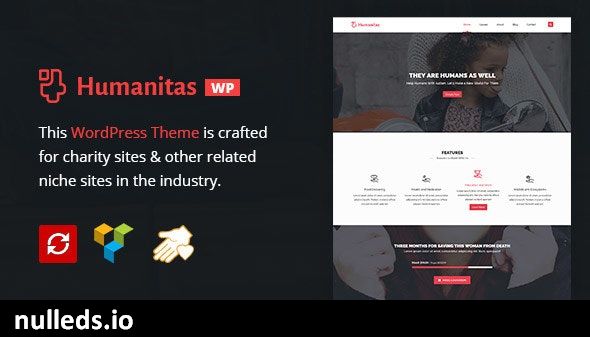 Humanitas WordPress Charity Donation Theme