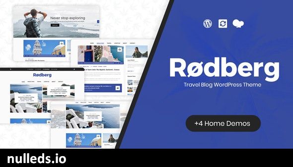 Rodberg - Travel Blog WordPress Theme