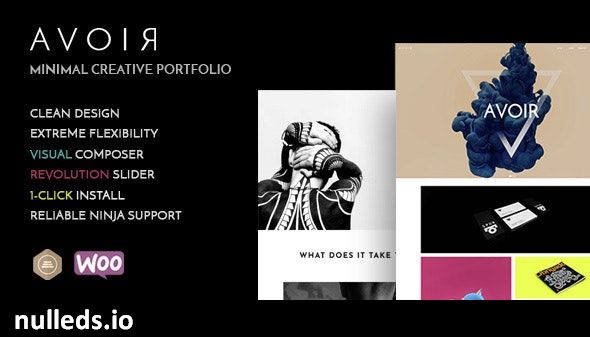 Avoir - Minimal Creative Portfolio WordPress Theme