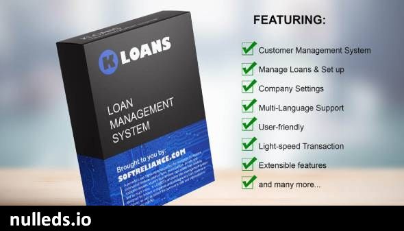 PHP Loan Servicing Script (K-Loans)