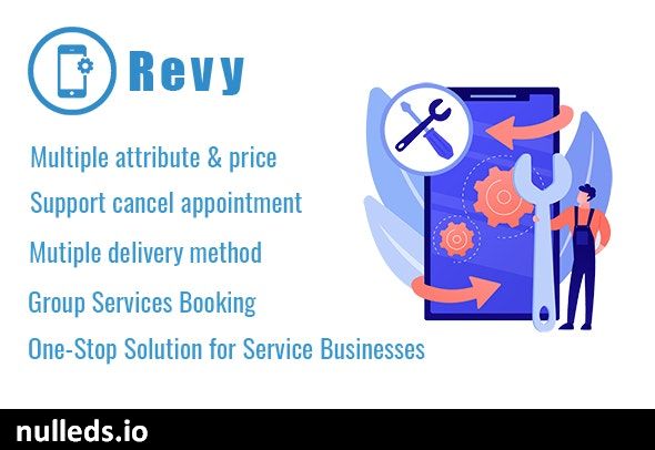 v1.17 Revy - WordPress booking system for repair service industries