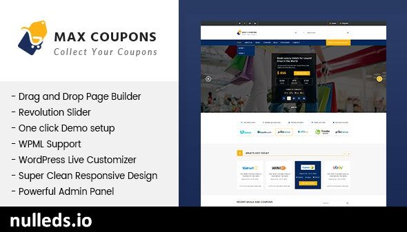 Max Coupons - Couponry & Deals WordPress Theme