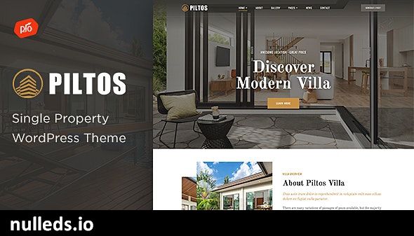 Piltos - Single Property WordPress Theme