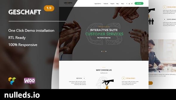 Geschaft - Business WooCommerce WordPress Theme