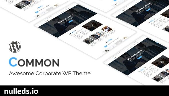 Common- One Page and Multipages WordPress Theme