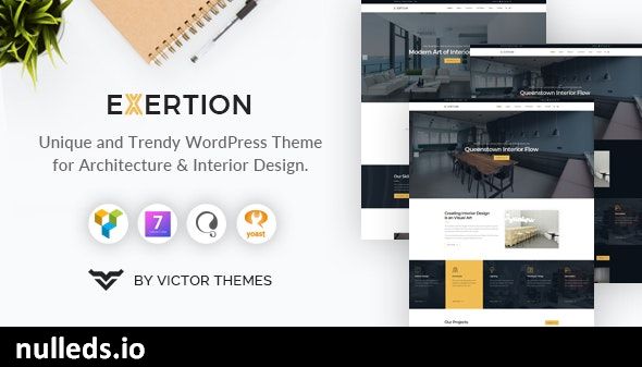 Exertion - Architecture & Interior Design WordPress Theme