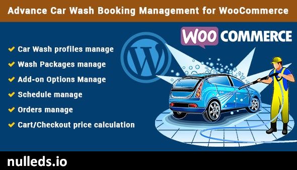 Advance Car Wash Booking Management for WooCommerce