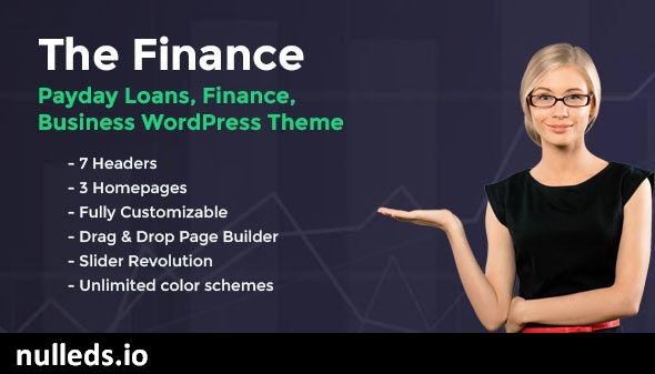 The Finance - Payday Loans WordPress Theme