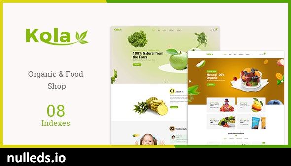 Kola - Organic & Food WooCommerce WordPress Theme