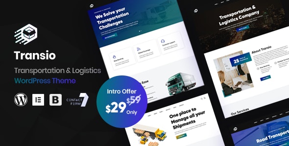 Transio - Transportation & Logistics WordPress Theme