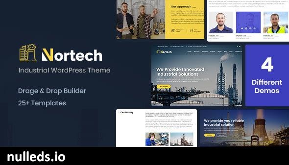 Nortech - A Industry and Engineering WordPress Theme