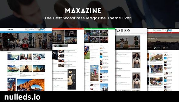 Maxazine - News, Magazine & Blog WordPress Theme