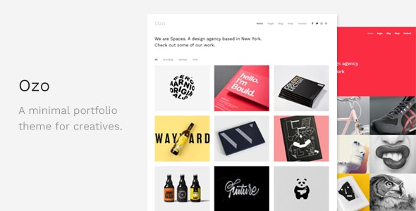 Ozo - Minimal Portfolio WordPress Theme