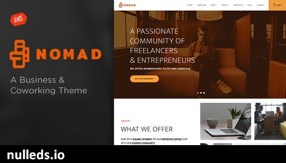 Nomad - Business & Coworking Space Theme